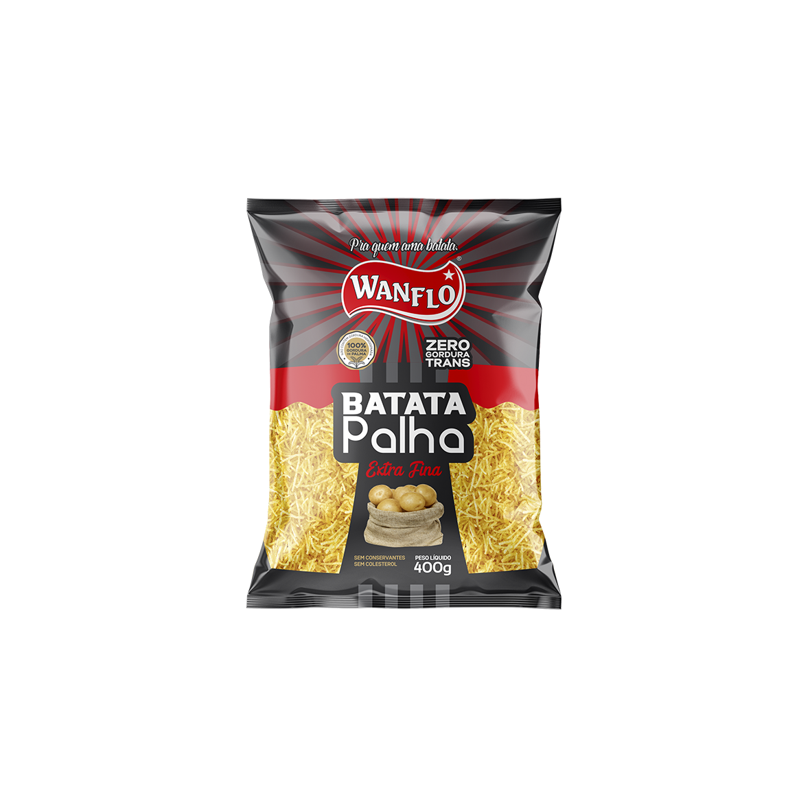 Batata Ondulada Original 40g - Wanflo